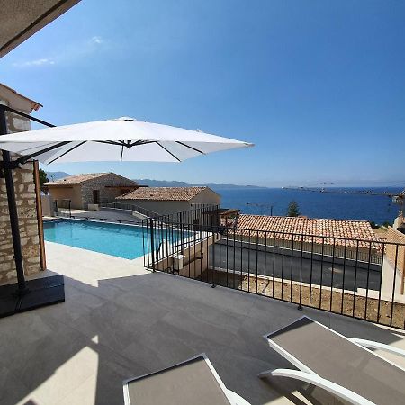 St-Florent Appartement Neuf Vue Mer Panoramique Piscine 4 Chambres - Mor401 Saint-Florent  Exterior photo