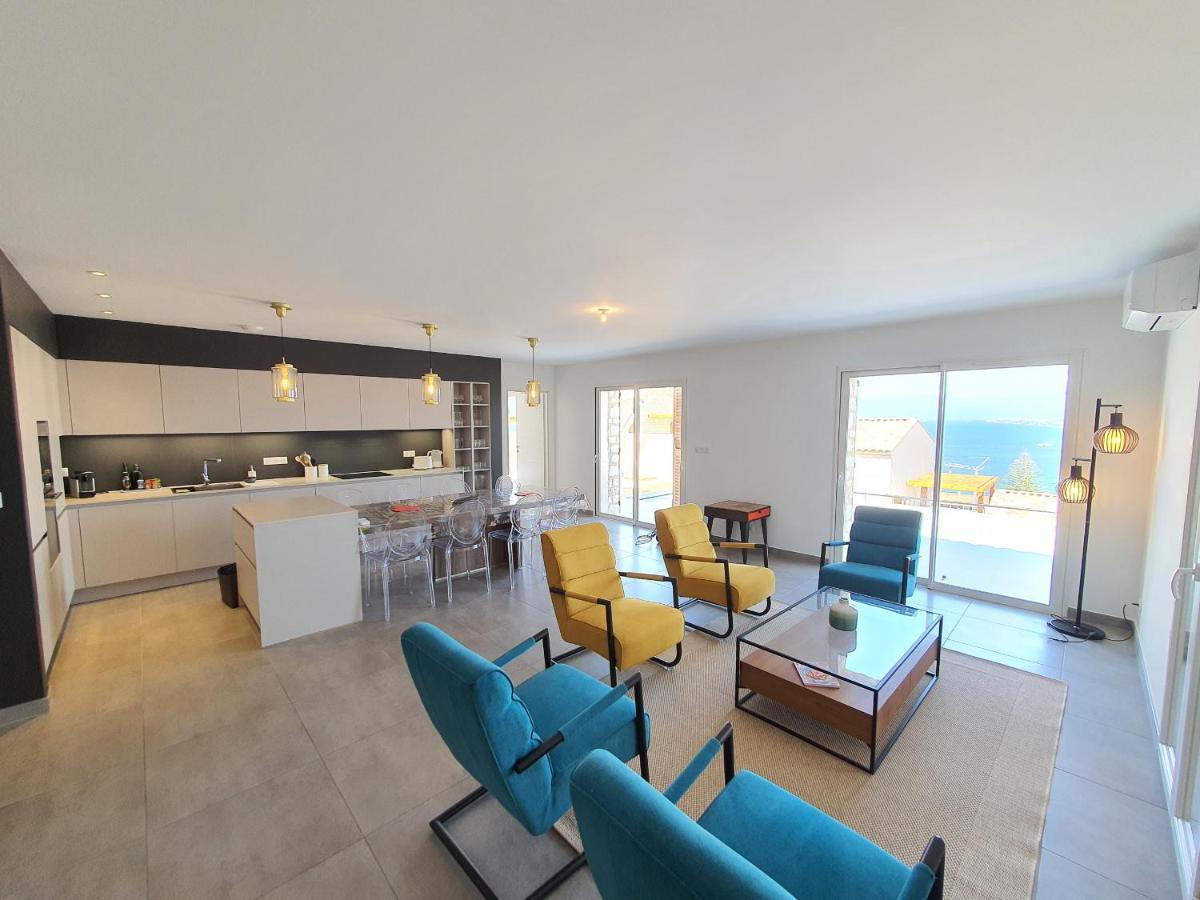 St-Florent Appartement Neuf Vue Mer Panoramique Piscine 4 Chambres - Mor401 Saint-Florent  Exterior photo
