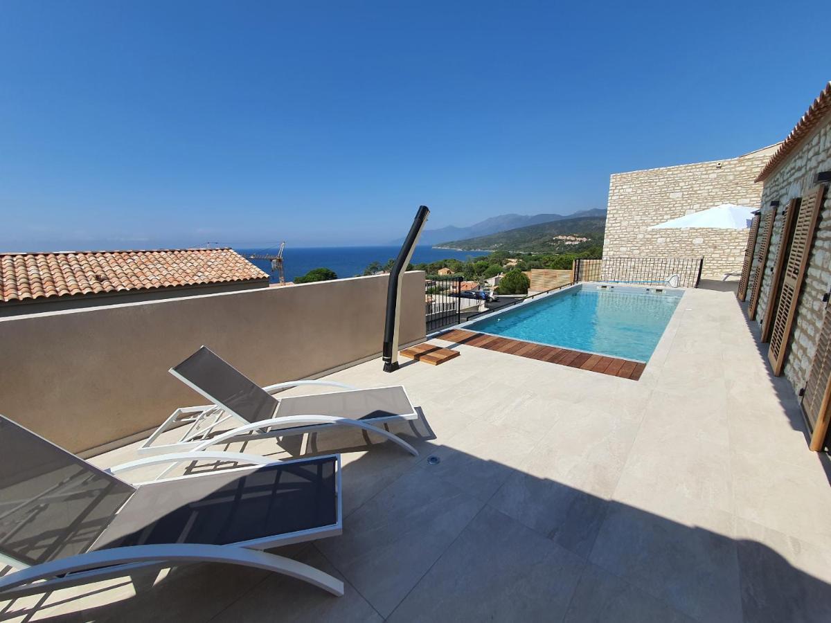 St-Florent Appartement Neuf Vue Mer Panoramique Piscine 4 Chambres - Mor401 Saint-Florent  Exterior photo
