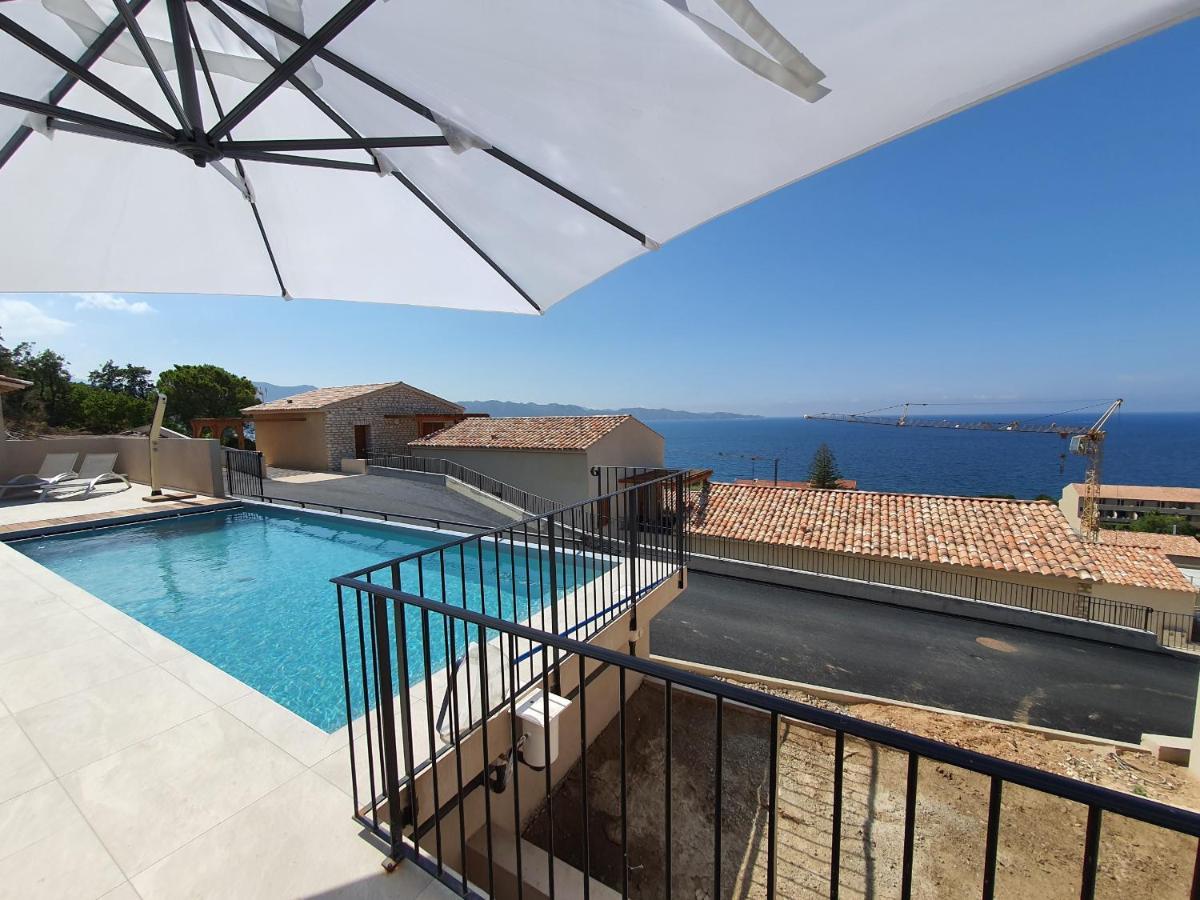 St-Florent Appartement Neuf Vue Mer Panoramique Piscine 4 Chambres - Mor401 Saint-Florent  Exterior photo